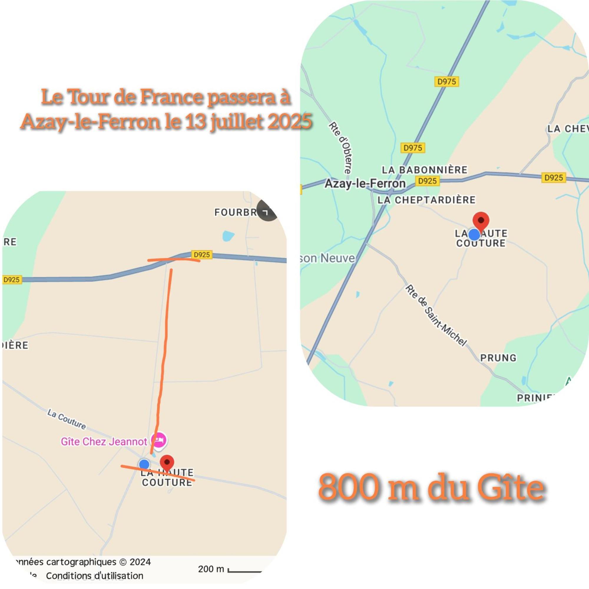 Gite Chez Jeannot Azay-le-Ferron Exteriér fotografie